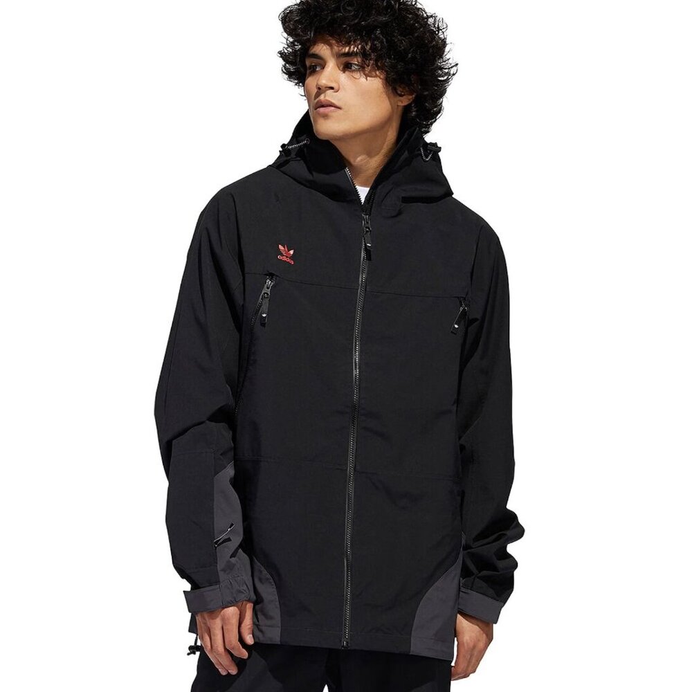 Adidas Originals Men’s 3-Layer 20K Waterproof Jacket - Black - XS